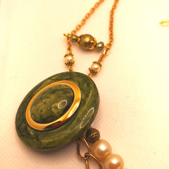 Handmade double layer necklace set - Picture 4 of 10